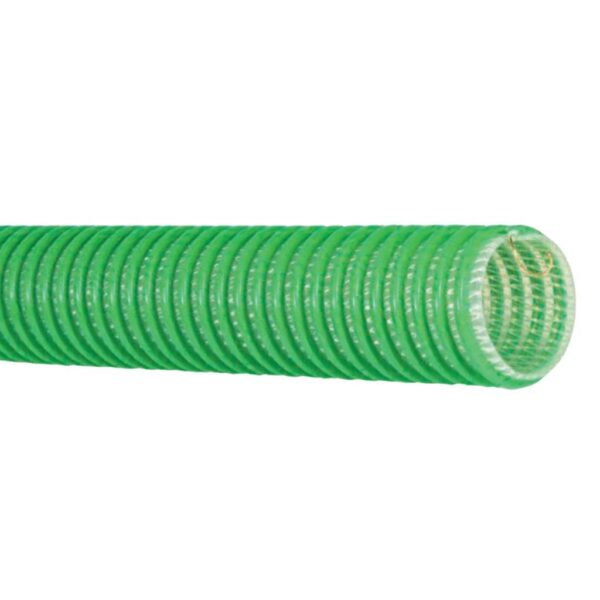 4" CLEAR/GREEN URETHANE DROP HOSE